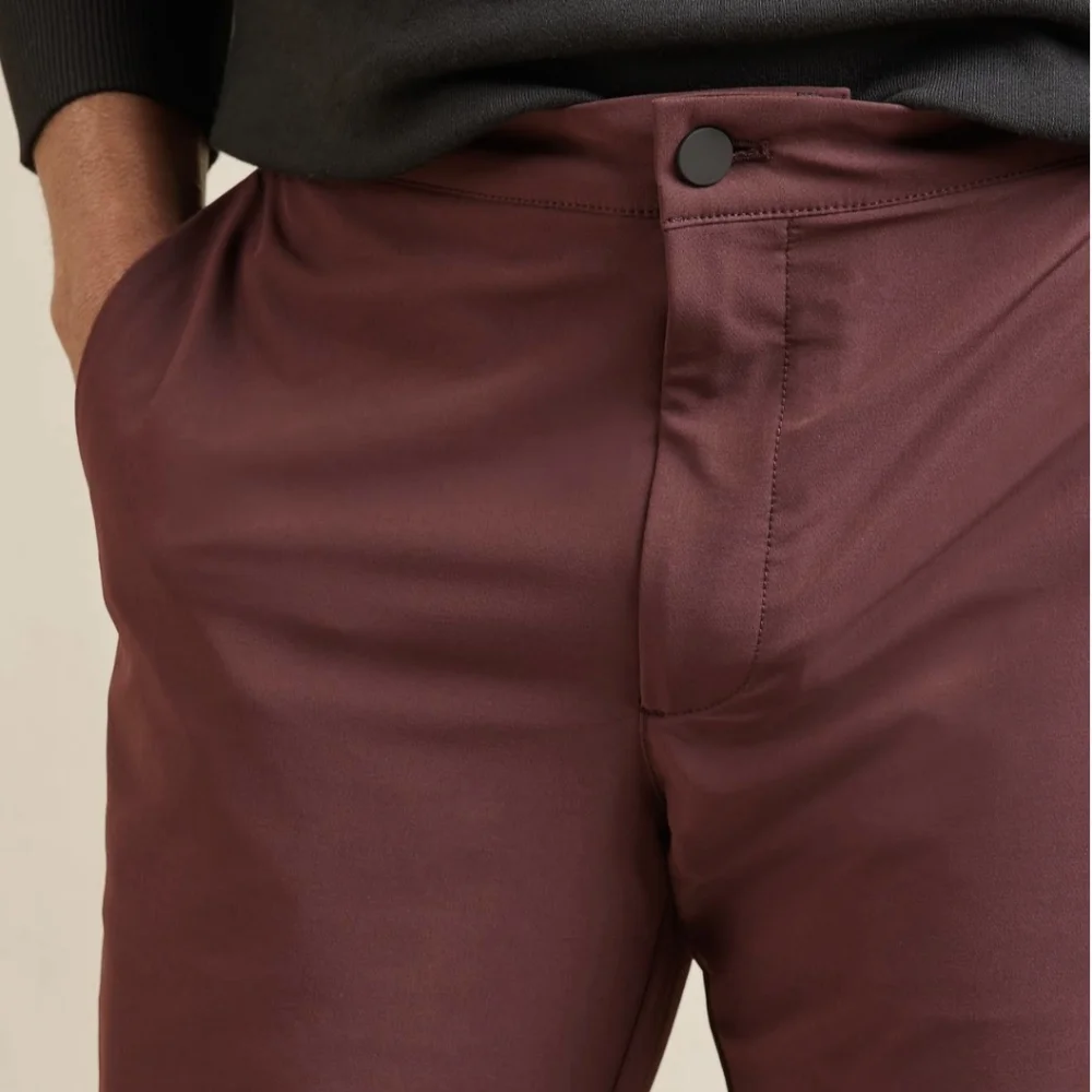 Banana Republic Slim Tapered Performance Pant Dark Steel Grey 32 x 34